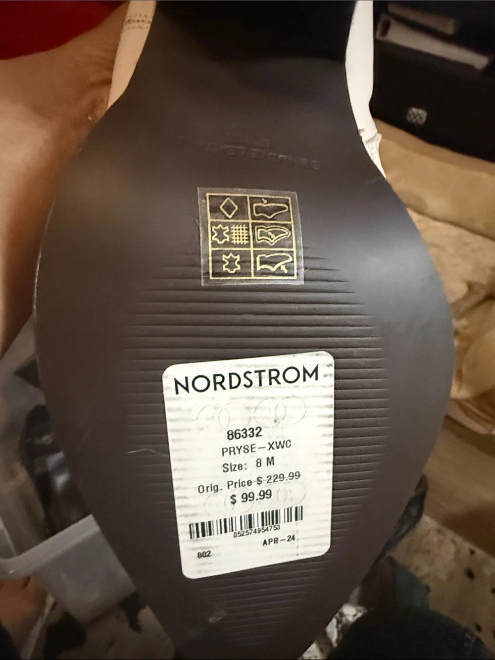 Nordstrom White Leather Over-the-Knee Western Boots